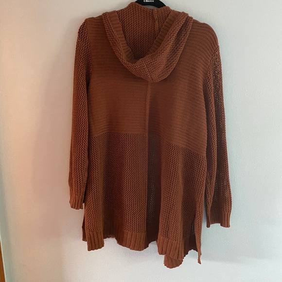 Hooded knit cardigan - Picture 4 of 4